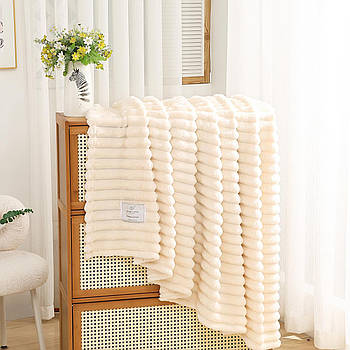 Плед-покривало "Colorful Home" Шарпей молочний (150x200cм)