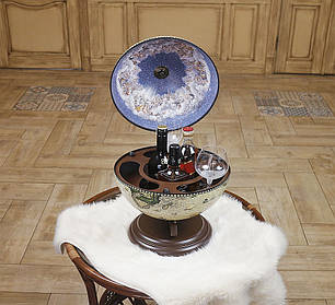 Глобус-бар настільний карта світу подарунок керівнику на День Нарождення | Діаметр 33 см