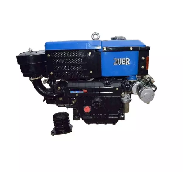 Двигун дизельний на мотоблок Zubr R195NM 12 к. с. електростартер