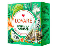 Чай Lovare Bahamian Soursop Багамский саусеп 15*2г зел. пирамидки (12)