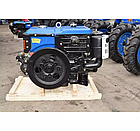 Двигун дизельний на мотоблок Zubr R195NM 12 к. с. електростартер, фото 7