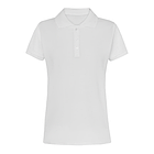 Жіноча однотонна футболка поло для друку (під нанесення принту), фото 5