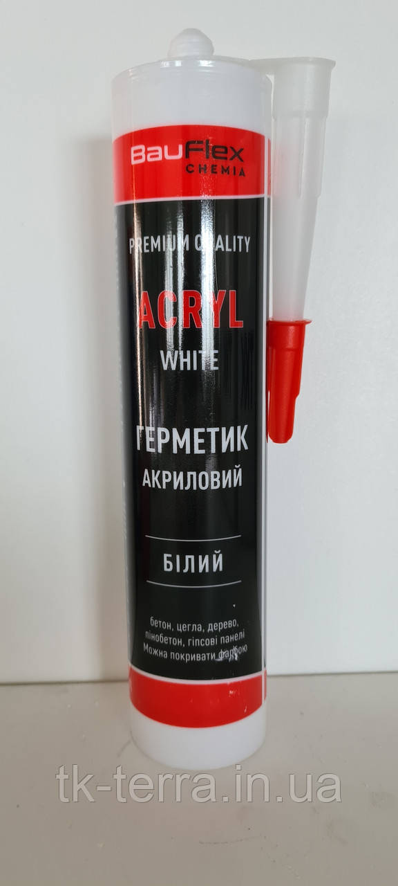 Акриловий герметик Bauflex 300ml. білий