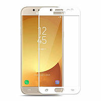 Защитное стекло Full Screen для Samsung Galaxy J5 2017 J530 White (12649) DH, код: 222327
