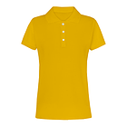 Жіноча однотонна футболка поло для друку (під нанесення принту), фото 3