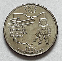 США 25 центов (квотер) 2002, Штаты и территории: Огайо