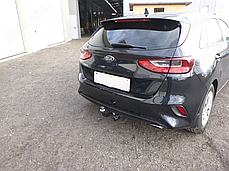 Фаркоп Kia Ceed CD хетчбек 2018- (Кіа Сід) польський, без підрізання бампера, фото 4