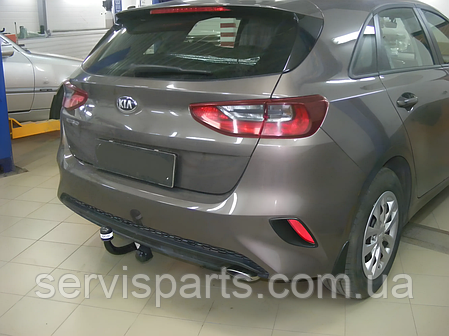 Фаркоп Kia Ceed CD хетчбек 2018- (Кіа Сід) польський, без підрізання бампера, фото 1