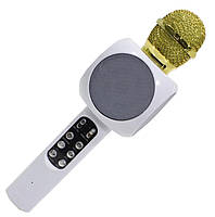 Беспроводной Bluetooth микрофон для караоке WS-1816 Белый SP, код: 8139820