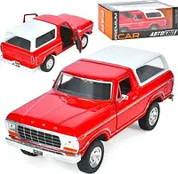 Машина детская Джип АвтоСвіт, 1:24 1978 Ford Bronco, металл/пластик, 20см, AP-1945