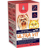 Витаминно-минеральный комплекс ModeS Ultra Vit Brewers для кошек и собак с дрожжами и чесноко OS, код: 7998139