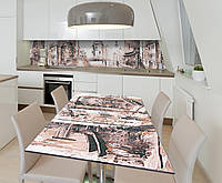 Наклейка виниловая на стол Zatarga Венеция Картина 600х1200 мм PZ, код: 5561996