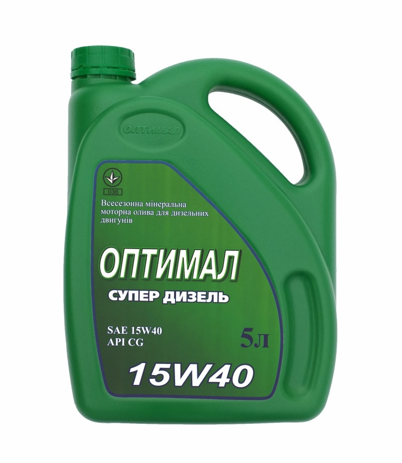 Олива моторна OPTIMAL Супердизель 15W40 API CI-4, 5 л