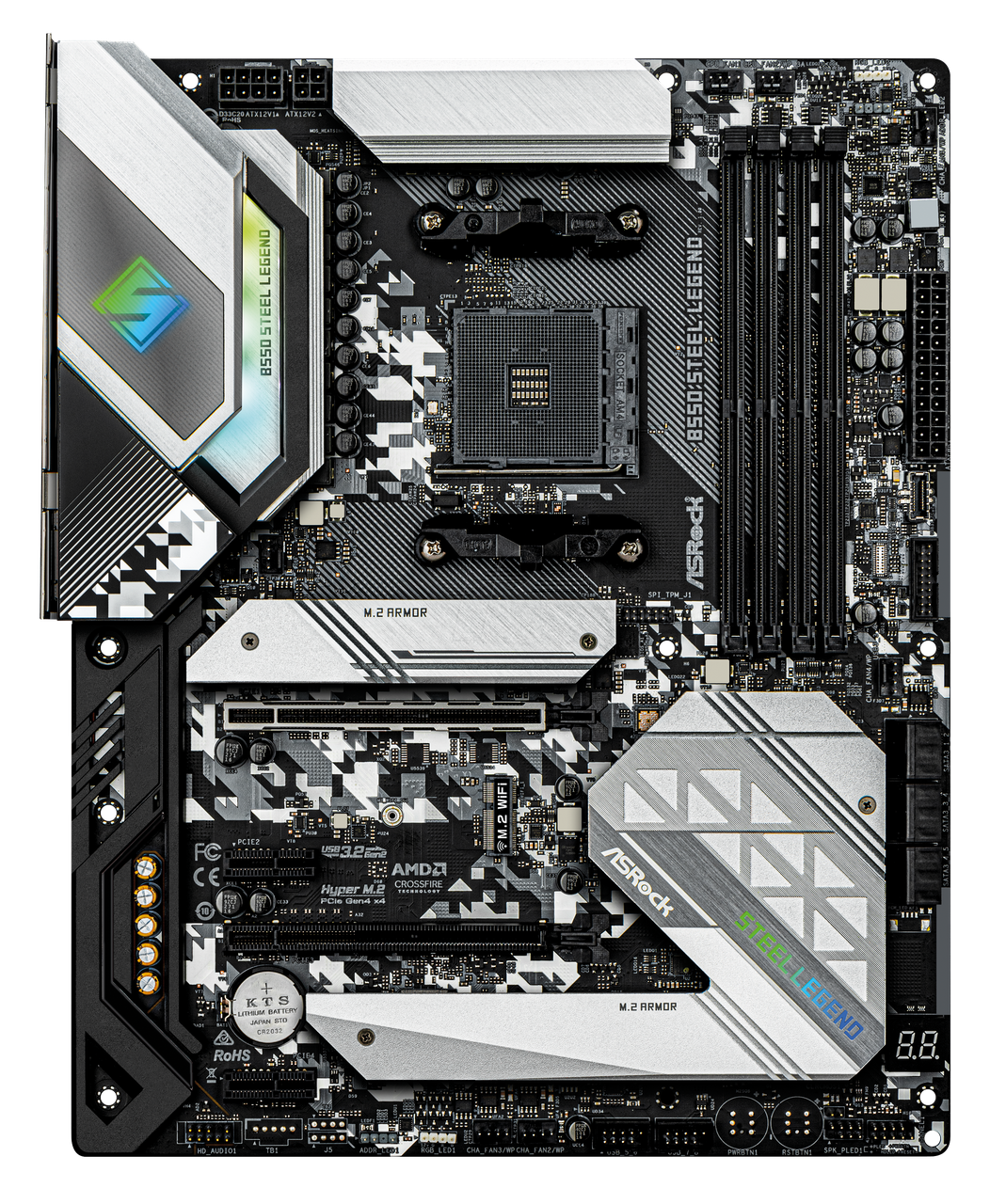 Материнська плата ASRock B550 STEEL LEGEND (AM4, AMD B550, PCI-Ex16)