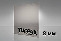 Монолитный поликарбонат антивандальный 8 мм бронза ТМ TUFFAK (PLASKOLITE) Болгария листовой 2050 * 6100 мм