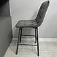 Барні стільці з оббивкою на вибір Hiko велюр тканина екошкіри без поворотного механізму з металевими ніжками, фото 5