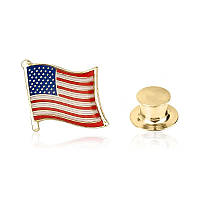 Значок BROCHE Флаг США разноцветный BRGV112975 GR, код: 7720519