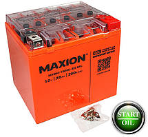 Мото аккумулятор GEL MAXION YB 30L-BS (12V, 28A)