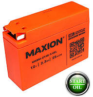 Мото аккумулятор MAXION GEL GT 4B-5 (12V. 2.3A)