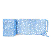 Бортики на кроватку Cosas BLUE STARFALL Ранфорс 30х180 см Голубой GR, код: 7778483