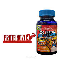 Мультивитамины для детей с витамином С 21st Zoo Friends Multi Gummies Plus Extra C 60gummies