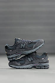 Чоловічі кросівки New Balance 2002R Protection Pack Phantom Нью Баланс 2002Р темно сірі замша демісезонні демісезонні