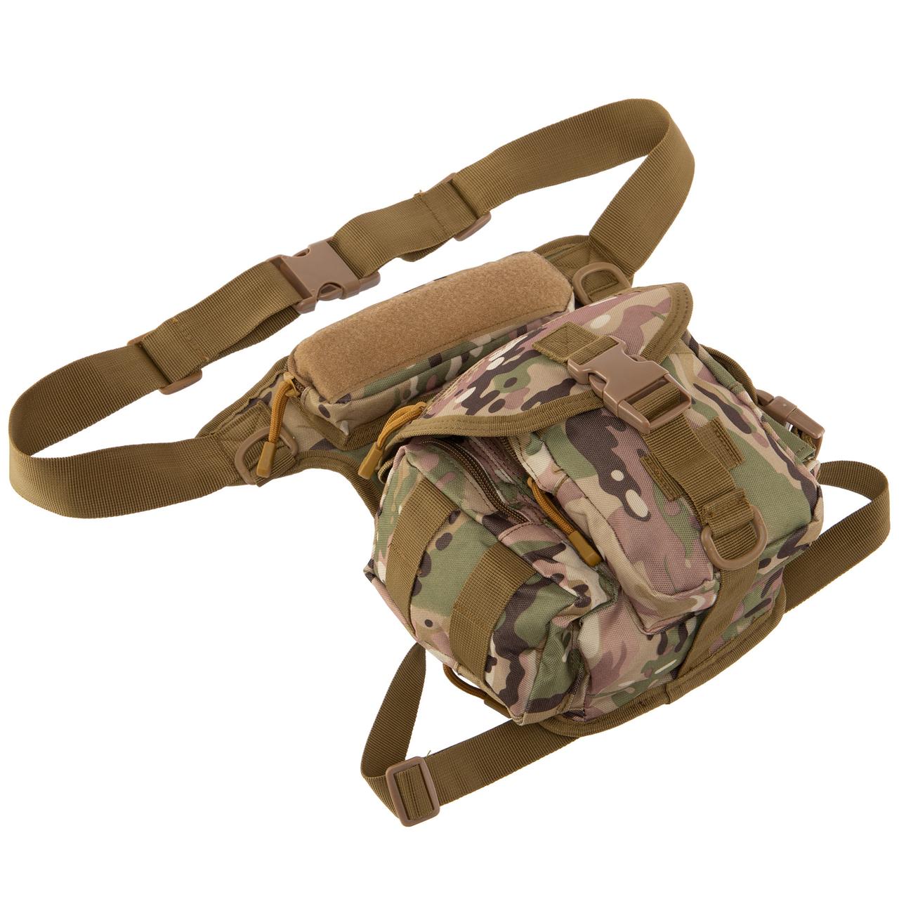 Сумка тактична на стегно SILVER KNIGHT розмір 30х20х7 см 4 л кольору в асортименті