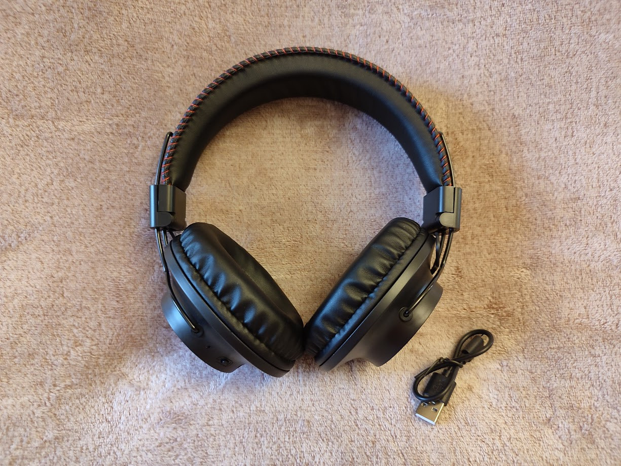 Бездротові Bluetooth-навушники Atlanfa AT-7617 з плеєром та стереонавушниками з FM-радіо