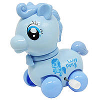 Заводная игрушка Mic Веселая Пони голубая (860) GR, код: 7939386