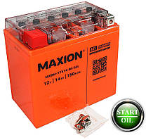 Мото аккумулятор GEL MAXION YTX 14-BS (12V, 14A)
