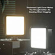 Світлодіодне накамерне LED світло Р5 (7,5х7,5см), 7 Вт., на акумуляторі 1800mAh - для фото та відео, фото 5