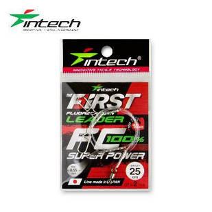 Повідець флюорокарбоновий Intech FC First Leader 25 cm 2 шт (0.55 mm/10,00 kg)