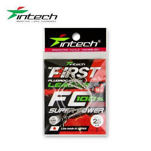 Повідець флюорокарбоновий Intech FC First Leader 25 cm 2 шт (0.60 mm/12,00 kg)