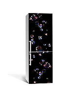 Наклейка на холодильник Zatarga «Падение алмазов» 650х2000 мм виниловая 3Д наклейка декор на PZ, код: 6442569
