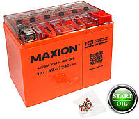 Мото аккумулятор GEL MAXION YB 16L-BS (12V. 19A)