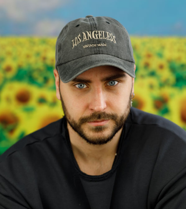 Чоловіча кепка бейсболка чорний 574AF, фото 1