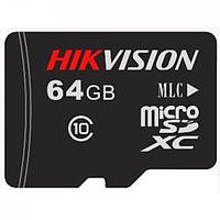 Карта памяти MicroSD Hikvision SD HS-TF-P1 64G TP, код: 8331011