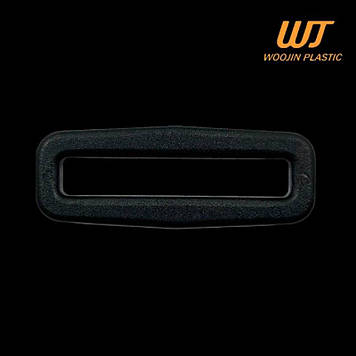 Рамка 38 (40) мм Uniloop WJ Woojin Plastic ацетал, колір Чорний
