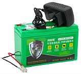 Акумуляторна батарея літієва Voltronic 12V 16Ah з елементами Li-ion 18650 (150х65х94) + зарядний пристрій, фото 3