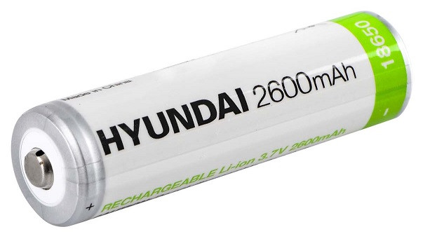 Акумулятор Hyundai 18650 Li-ion 2600mAh (Sharp Top), фото 1