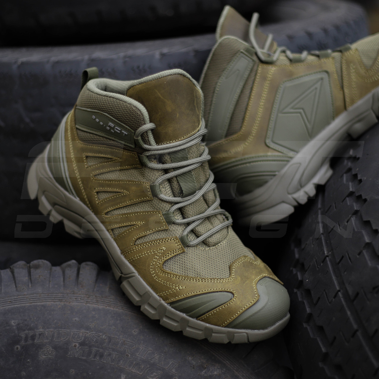 Черевики тактичні зимові FCT Headhunter мембрана GoreTex хакі