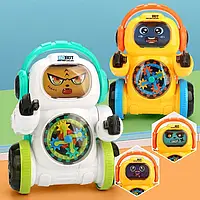 Робот на батарейках музыкальный со светом ездит танцует 2 вида ZR184 интерактивная игрушка