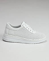 Кросівки жіночі Altura 3900 36 молочні шкіра перфорація, фото 2