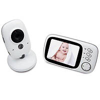 Видеоняня Baby Monitor VB603 HD720P 3.2 LCD c датчиком температуры Белый (100235) UN, код: 1455594