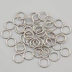 З'єднувальне кільце одинарне 8х0,9 мм 150 шт. Платина 19г