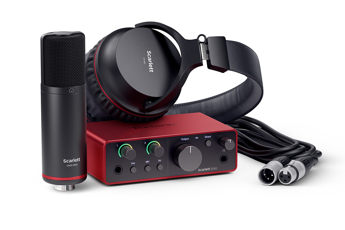 FOCUSRITE Scarlett Solo Studio 4th Gen комплект