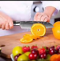 Нож из высокоуглеродистой стали, 5 дюймов, кухонные ножи для нарезки овощей, фруктов, ручка из паккаву