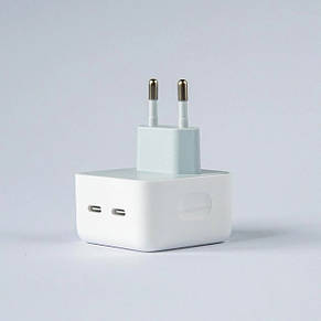 Блок USB-C+C 50W для iPhone, швидка зарядка Power Adapter, фото 3