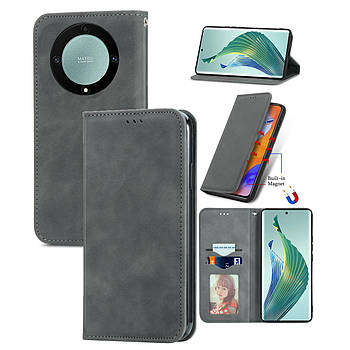 Чохол-книжка Skin Feel Leather Wallet для Honor Magic 5 Lite 5G Grey