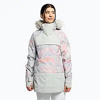 Urbanshop com ua Куртка сноубордична жіноча ROXY Chloe Kim Overhead gray violet marble РОЗМІРИ ЗАПИТУЙТЕ